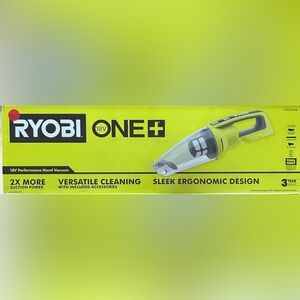 Ryobi ONE+ 18V Hand Vacuum - Yellow